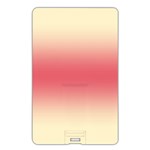 Cream Yellow To Crimson Red Bilinear Gradient Name Card Style USB Flash Drive Back