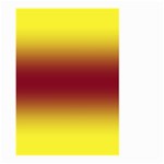 Electric Yellow To Burgundy Red Bilinear Gradient Large Garden Flag (Two Sides) Front