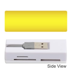 Burgundy Red To Electric Yellow Bilinear Gradient Memory Card Reader (stick)