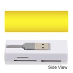 Burgundy Red To Electric Yellow Bilinear Gradient Memory Card Reader (Stick) Front