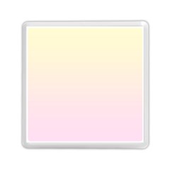 Cream Yellow To Pink Lace Linear Gradient Memory Card Reader (square)