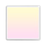 Cream Yellow To Pink Lace Linear Gradient Memory Card Reader (Square) Front