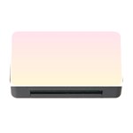 Pink Lace To Cream Yellow Linear Gradient Memory Card Reader with CF Front
