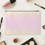 Cream Yellow To Pink Lace Bilinear Gradient Cosmetic Bag (Large) Back