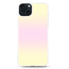 Cream Yellow To Pink Lace Bilinear Gradient Iphone 15 Tpu Uv Print Case