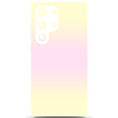 Cream Yellow To Pink Lace Bilinear Gradient Samsung Galaxy S24 Ultra 6 9 Inch Black Tpu Uv Case