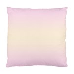 Pink Lace To Cream Yellow Bilinear Gradient Standard Cushion Case (One Side) Front