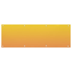 Electric Yellow To Coral Pink Linear Gradient Banner And Sign 9  X 3 