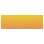 Electric Yellow To Coral Pink Linear Gradient Banner and Sign 9  x 3  Front