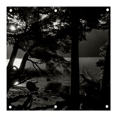 Los Alerces National Park Waterfront Landscape, Argentina002 Banner And Sign 3  X 3 