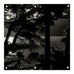 Los Alerces National Park Waterfront Landscape, Argentina002 Banner and Sign 3  x 3  Front