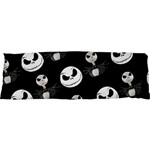 Jack Print, White, Before, Plain, Black, Simple, Christmas 21 x63  Body Pillow Case Dakimakura (Two Sides) Back