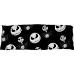 Jack Print, White, Before, Plain, Black, Simple, Christmas 17 x47  Body Pillow Case Dakimakura (Two Sides) Back