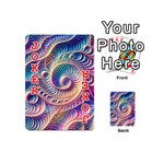 Abstract Fractal Art Swirl Pattern Playing Cards 54 Designs (Mini) Front - Joker2