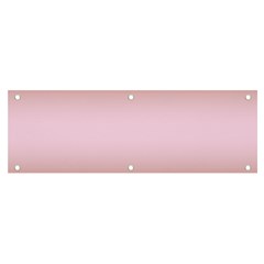 Chocolate Brown To Pink Lace Bilinear Gradient Banner And Sign 6  X 2 