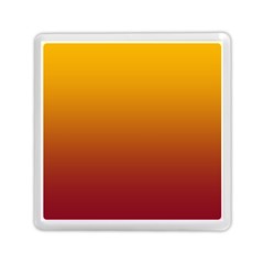 Amber Orange To Burgundy Red Linear Gradient Memory Card Reader (square)