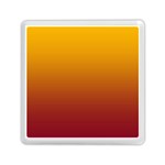 Amber Orange To Burgundy Red Linear Gradient Memory Card Reader (Square) Front