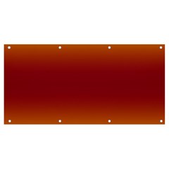 Amber Orange To Burgundy Red Bilinear Gradient Banner And Sign 8  X 4 