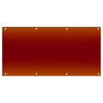 Amber Orange To Burgundy Red Bilinear Gradient Banner and Sign 8  x 4  Front