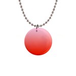 Pink Lace To Scarlet Red Linear Gradient 1  Button Necklace Front