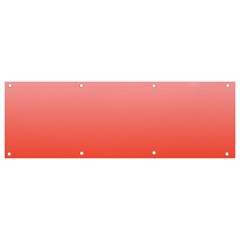 Pink Lace To Scarlet Red Linear Gradient Banner And Sign 9  X 3 