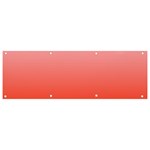 Pink Lace To Scarlet Red Linear Gradient Banner and Sign 9  x 3  Front
