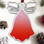 Pink Lace To Scarlet Red Linear Gradient Metal Loving Angel Silver  Front