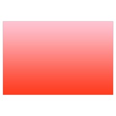Pink Lace To Scarlet Red Linear Gradient 16 x24  Lumbar Throw Cushion Case (two Sides)