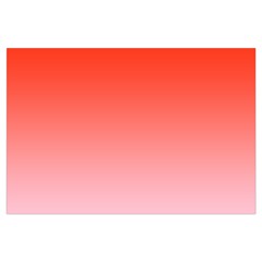 Scarlet Red To Pink Lace Linear Gradient 16 x24  Lumbar Throw Cushion Case (two Sides)