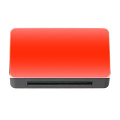 Pink Lace To Scarlet Red Bilinear Gradient Memory Card Reader With Cf