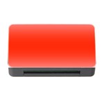 Pink Lace To Scarlet Red Bilinear Gradient Memory Card Reader with CF Front