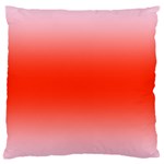 Pink Lace To Scarlet Red Bilinear Gradient Large Premium Plush Fleece Cushion Case (One Side) Front