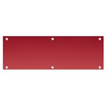 Burgundy Red To Coral Pink Linear Gradient Banner and Sign 6  x 2  Front