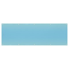 Cream Yellow To Baby Blue Bilinear Gradient Banner And Sign 12  X 4 