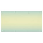 Baby Blue To Cream Yellow Bilinear Gradient Banner and Sign 8  x 4  Front