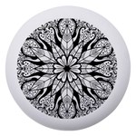 Seamless Tiling Pattern Hand Drawn Black White Dento Box with Mirror Front