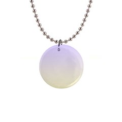 Pale Violet To Cream Yellow Linear Gradient 1  Button Necklace