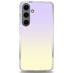 Pale Violet To Cream Yellow Linear Gradient Samsung Galaxy S24 6.2 Inch TPU UV Case Front