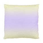 Cream Yellow To Pale Violet Bilinear Gradient Standard Cushion Case (Two Sides) Front