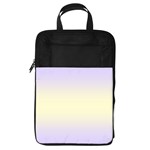 Pale Violet To Cream Yellow Bilinear Gradient Foldable Shoe Storage Bag Front