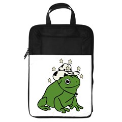 Frog With A Cowboy Hat Foldable Shoe Storage Bag