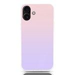 Pale Pink To Pale Violet Linear Gradient iPhone 16 Plus TPU UV Print Case Front