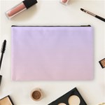 Pale Violet To Pale Pink Linear Gradient Cosmetic Bag (Large) Back