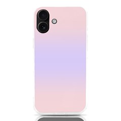 Pale Pink To Pale Violet Bilinear Gradient Iphone 16 Plus Tpu Uv Print Case