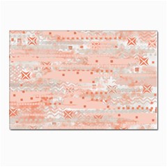 Boho Pattern Postcard 4 x 6  (pkg Of 10)