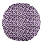 Boho Pattern 2 Large 18  Premium Flano Round Cushions Front