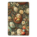 Charming Seamless Pattern Vintage Easter Floral Motif Name Card Style USB Flash Drive Front