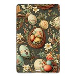 Charming Seamless Pattern Vintage Easter Floral Motif Name Card Style USB Flash Drive Back