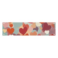 Valentines Day Hearts Romance Love Banner And Sign 4  X 1 