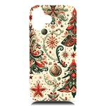 Christmas Tree Snow iPhone 16 Plus Black UV Print PC Hardshell Case Front